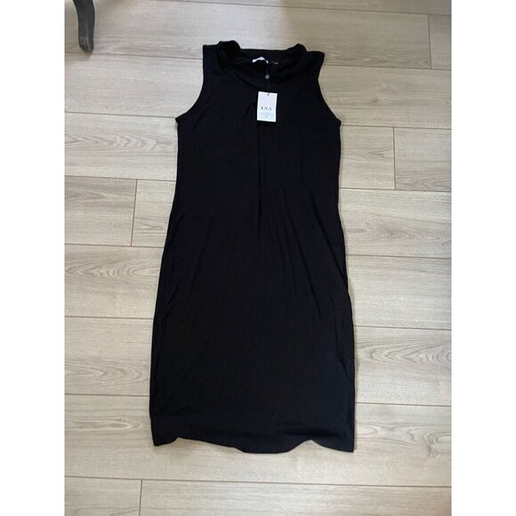 LNA Clothing Nuri Cross Front Dress Women's Black Size 2X Classic Evening Preppy - Picture 3 of 8